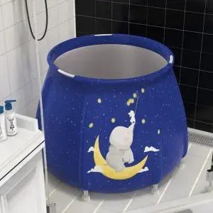 휴대용 간이 욕조 접이식 미니 사우나 반신욕 이동식 (WFJ8TIT)