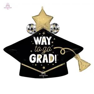 anagram 수퍼쉐입 웨이투고그래드캡 은박풍선졸업풍선