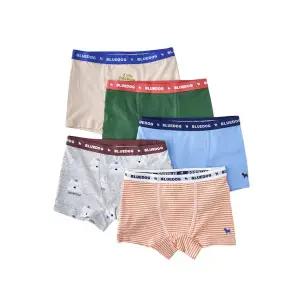 [블루독] 컬러블럭5종사각팬티 (25WE5-510-01)