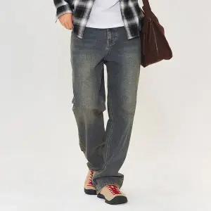 [체이스컬트][본사]남성 D톤 와이드 데님 팬츠-EERK2316B04