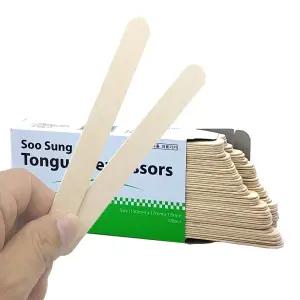 설압자 나무 일회용 100개입 스파츌라 왁싱스틱 대 수성