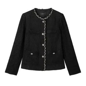 (아날도바시니) 트위드 라운드 자켓(AW10JK42W)