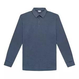 [롯데백화점]카브리니 파크랜드(오스틴리드) 블루 카라넥 기모티셔츠 ATL24901