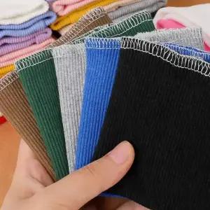 시보리 소매수선 원단 골지 니트 옷감 자켓 의류 리폼 2p