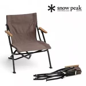 일본 스노우피크 LV-093GY 로우 체어 쇼트 그레이 캠핑의자