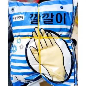 미용 고무장갑(동광 깔깔이 대 10입)/고무장갑/장갑/고무장갑중/고무장갑대/고무장갑소/특대/공업용/고무
