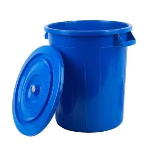 국산 청통 다용도 만능용기 대용량 45L/세차/버킷/들통/쓰레기통/파란/통/수거통/주방/바께스/육수통/음식