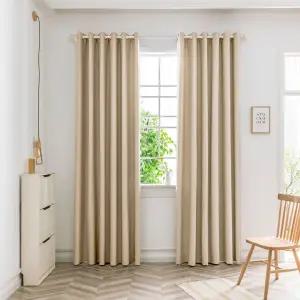 암막커튼 원룸 자취방 짧은커튼 아일렛 창문형 봉커튼