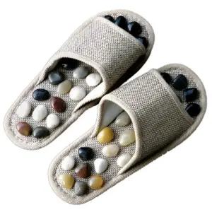 조약돌 실내 지압슬리퍼 지압실내화 건강슬리퍼