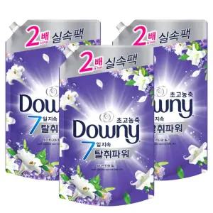 다우니 초고농축 섬유유연제 화이트티와 릴리 리필 1.6L 3개