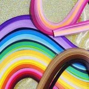 퀼링 그라데이션 5mm 종이공예 페이퍼 퀼링 퀼링 종이공예 종이감기 퀼링아트 페이퍼아트