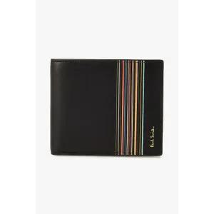 갤러리아 25FW[PAUL SMITH] 시그니처 스트라이프 블록 폴드 지갑 5715339107