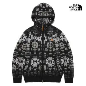 [롯데백화점]노스페이스 나바호 에어울 스웨터 후드 집업 NM5PP70B_BLK