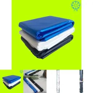 비닐 봉투 재활용 쓰레기 100리터 투명 50장/봉지 분리수거 배접 평판 쓰레기통 업소용 대용량 1회용 다용