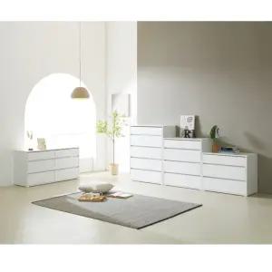 금이가구 넓고 깊은 EO자재 3단 4단 5단 6단 화이트 서랍장 단스