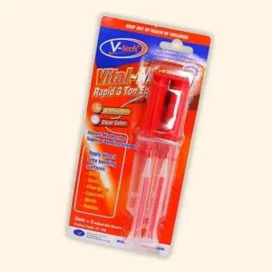 브이테크 4분 에폭시접착제 투명 강력접착제 25ml 2개