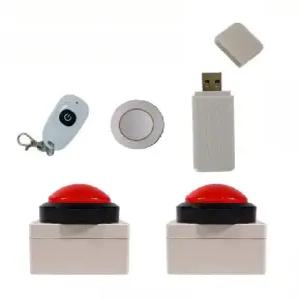 무선 버저 엔터버튼 입력 손바닥 스페이스바 정답 서비스 주전자 부저 송신기 대회 버튼