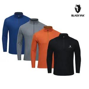 [블랙야크]남성 마칼루 집업티 겉안면 모두 기모 처리 되어있는 동절기 남성용 집업티 1BYTSW4001