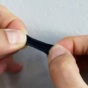 블랙 씌우는 슬림 실리콘 4P 안경코받침 코패드