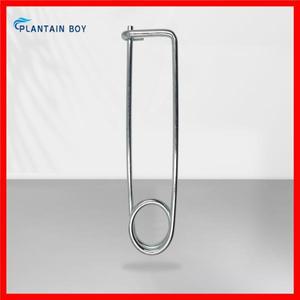 대형 스테인레스 스틸 스프링 클립 스프링 와이어 안전 잠금 핀 코일 장력 안전 핀