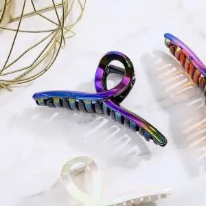 [콩심팥심]국산집게핀 올림머리 똥머리핀 오로라 반묶음 오로라