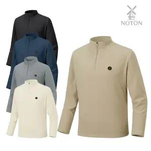 [김영주 골프]노튼 남성 후리스 모크넥 집업티셔츠 TS712