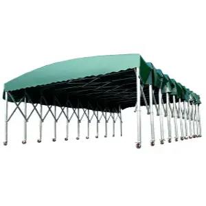 자바라천막 이동식 대형 텐트 식당 자바라 그늘막 차양막 주차장 천막 포장마차