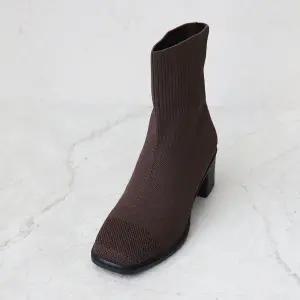 [롯데백화점]원더슈즈 모리스 컴포트 쿠션 미끄럼방지 펌프스 니트 앵클부츠 6.5CM MR-633