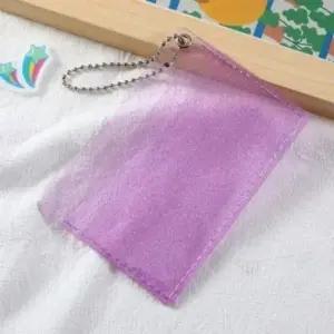 투명 글리터 데일리 지갑 글리터 투명지갑 다꾸용품 우정선물 목걸이카드지갑