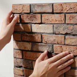 3D 입체 파벽돌 스티커 벽면 인테리어 시트 (WFK63NH)