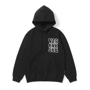 예스아이씨 YESEYESEE C-Logo Hoodie Black Y0TSWHO01BLK 210849