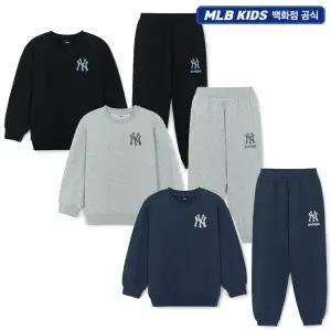 갤러리아 [MLB키즈] 스트릿 베이직 아트웍 기모 맨투맨 상하 세트 (7AS2B0956)