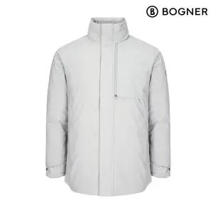 [보그너] 남성 중기장 아웃포켓 구스 다운 점퍼 L_GREY