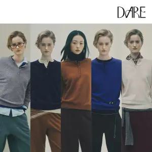 [아쇼라]디아레 화이트캐시 100 헨리넥 니트 1종