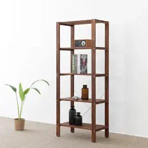 [아트박스]/마전동상회 원목 선반 거실 다용도 선반장 진열대 5단 랙