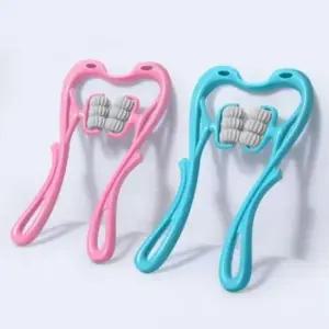 시원한 목마사지기 롤링 뒷목 승모근 6구 종아리 발바닥 목안마기 안마기 뒷목지압 목마사지