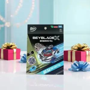 베이블레이드 BX-34 스타터 코발트드래군 배틀팽이 어택 좌회전 장난감 팽이놀이 남아