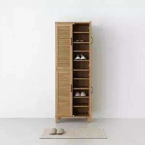 현관신발장 원목 슬림 신발장 다용도 수납장