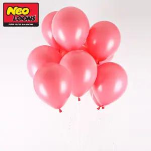 네오텍스 30cm 파스텔 로즈 라운드 풍선 100개입 파티 장식 칼라 컬러 용품 홈파티 파티용 생일 돌잔치장시