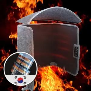 에코 파티션히터 국산발열필름 사무실 발난로 접이식 난로 히팅패드 타미머형