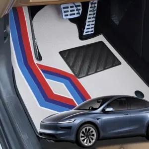 차바라기 테슬라 모델Y 주니퍼 라인 디자인 카매트 프리미엄 자동차 카매트 발판 용품