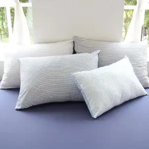 [모두모아]스트라이프 베개커버 40x60 1+1/베겟잎 베개피속 덮개 베개 방수베개커버 작은베개 베개커버4060