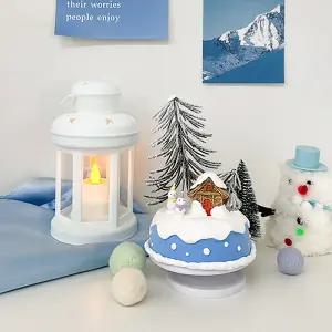 [문구티쳐] 토단 겨울동화 케이크 오르골 DIY 1인세트 / 크리스마스선물 클레이놀이 단체만들기활동 겨울소품 행사용