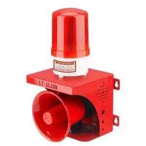 싸이렌 경광등 회전 현장 비상 스피커 방수 산업용