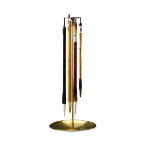 대나무 서예용품 회전 걸이 거치대 붓 붓걸이대 서예 브러쉬