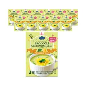 폰타나 잉글랜드 브로콜리 & 체다치즈 수프 즉석지함 60g, 12개