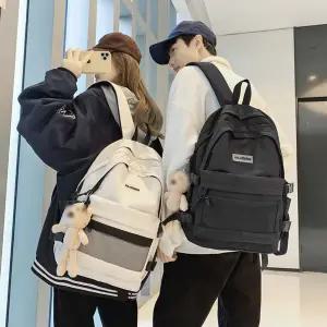 URB_1688 캐주얼 백팩학교가방 학교백 백팩 케백 망사포켓백 학생백 패션백 책가방
