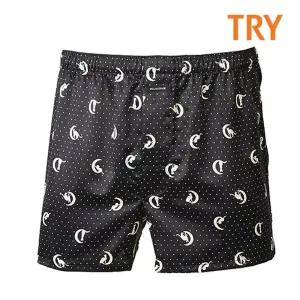 TRY 남성 샤무즈 폴리 사각 트렁크팬티 남자속옷(택1)박서 박서