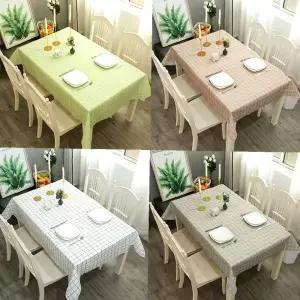 파티테이블보 PVC 테이블비닐 6인식탁보 4인 식탁커버 방수 체크캠핑 2인