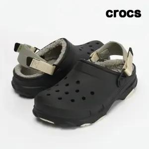 크록스 올터레인 라인드 클로그 성인 샌들 블랙 207936-001